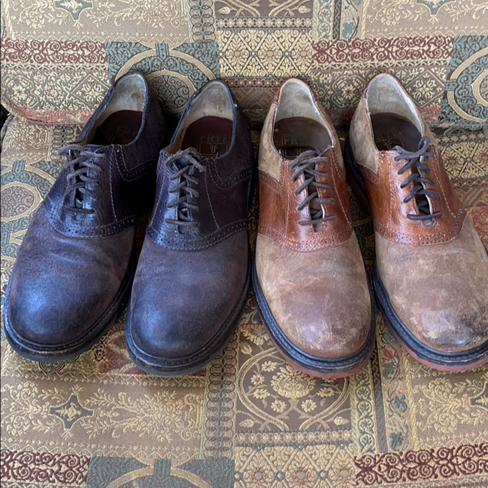 Frye Wallace Saddle - 2 avail. Browns Size 11 bin8